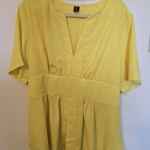 SHEIN Sunny Yellow Blouse